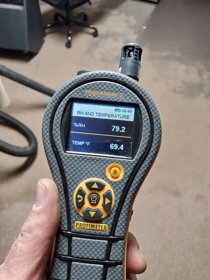 Moisture meter humidity assessment for Mold Remediation & Removal in Courtland